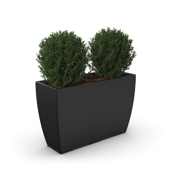 Kobi Trough Planter 36 x 14 x 24, Black